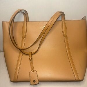 Kate Spade Camel Leather Tote